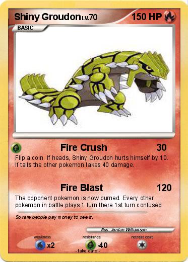 Pokemon Shiny Groudon
