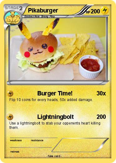 Pokemon Pikaburger