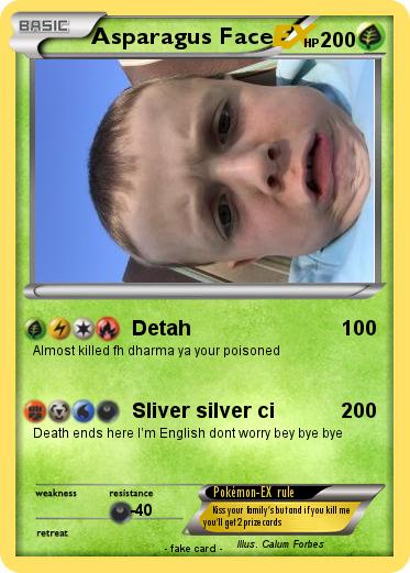 Pokemon Asparagus Face
