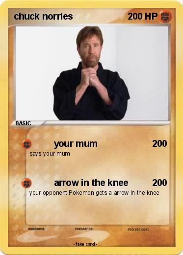 Pokemon chuck norries