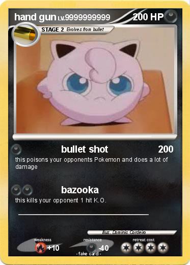 Pokemon hand gun