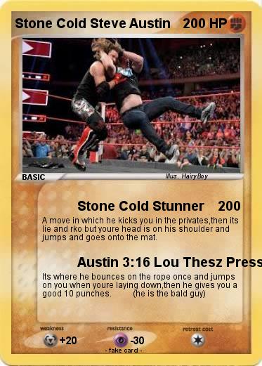 Pokemon Stone Cold Steve Austin