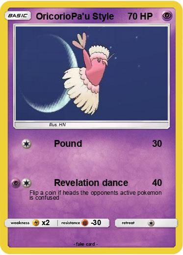 Pokemon OricorioPa'u Style