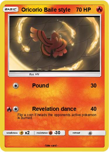 Pokemon Oricorio Baile style