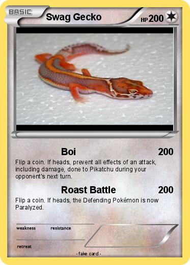 Pokemon Swag Gecko