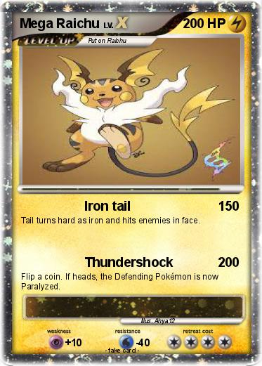 Pokemon Mega Raichu