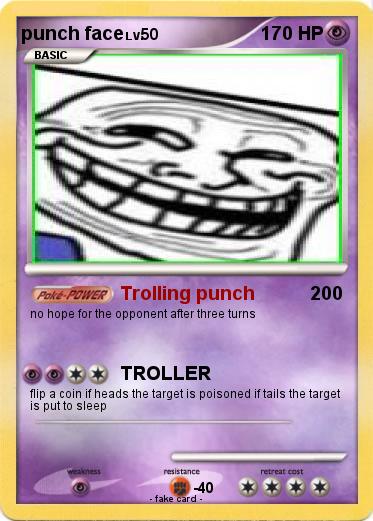 Pokemon punch face