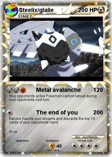 Pokemon Steelix/glalie