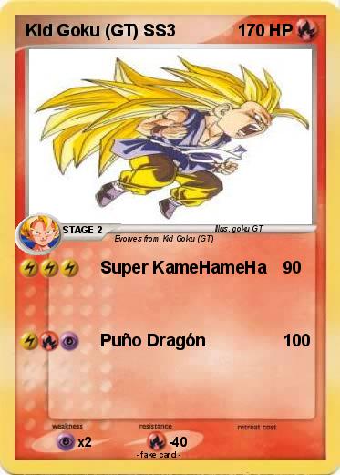 Pokemon Kid Goku (GT) SS3