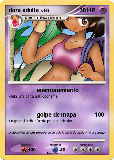 Pokemon dora adulta