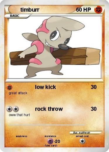Pokemon timburr