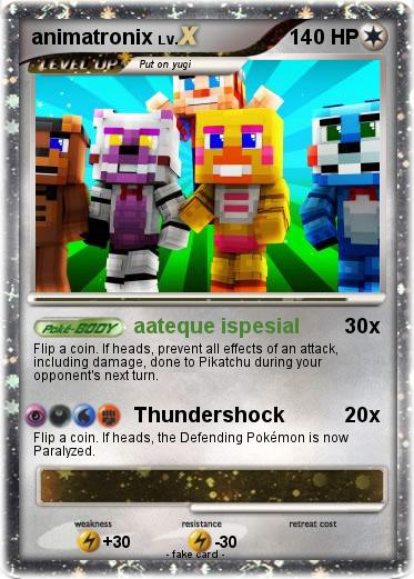 Pokemon animatronix