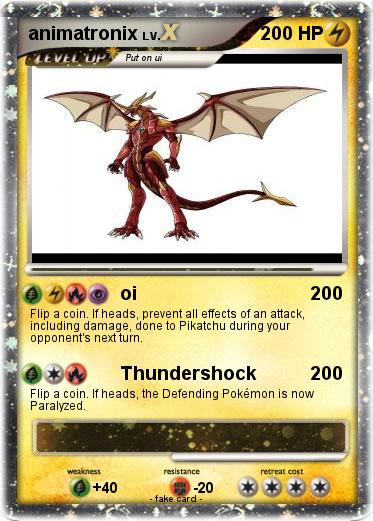 Pokemon animatronix