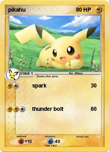 Pokemon pikahu