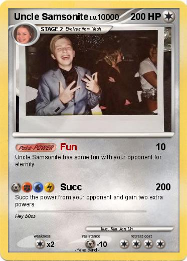 Pokemon Uncle Samsonite