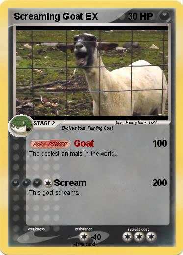 Pokemon Screaming Goat EX