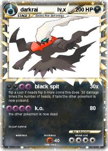 Pokemon darkrai             lv.x