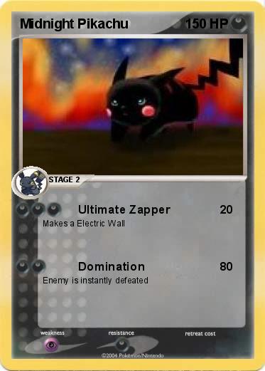 Pokemon Midnight Pikachu