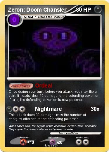 Pokemon Zeron: Doom Chansler