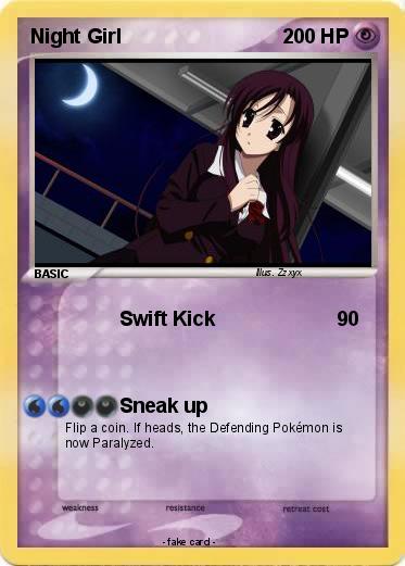 Pokemon Night Girl