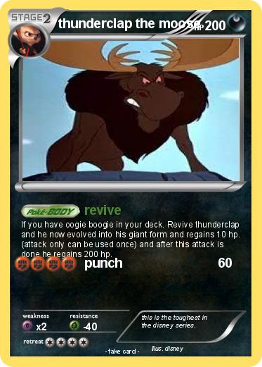 Pokemon thunderclap the moose