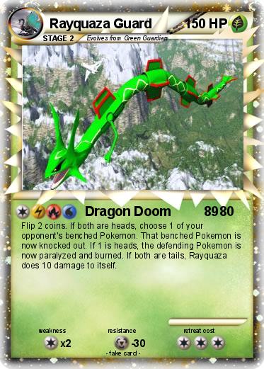 Pokemon Rayquaza Guard