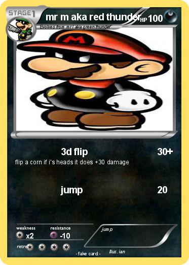 Pokemon mr m aka red thunder