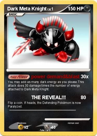 Pokemon Dark Meta Knight