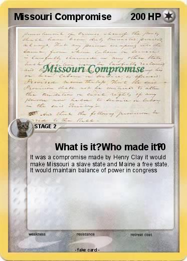Pokemon Missouri Compromise