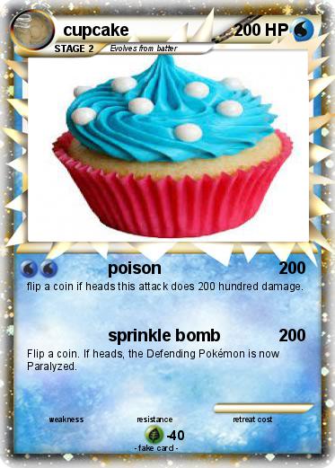 Pokemon cupcake