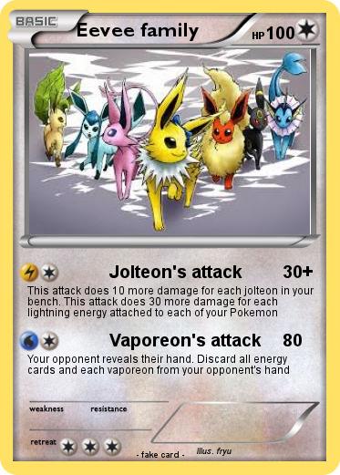 Pokemon Eevee family
