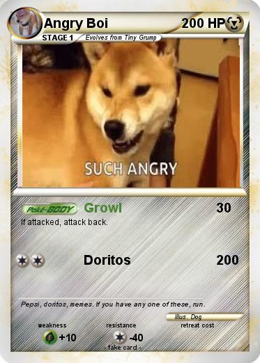 Pokemon Angry Boi