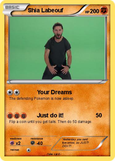 Pokemon Shia Labeouf