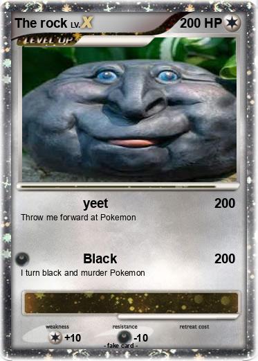 Pokemon The rock