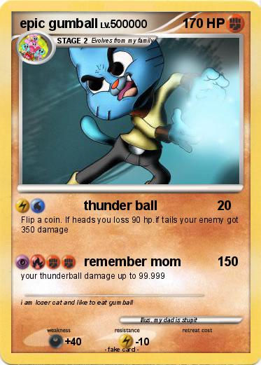 Pokemon epic gumball