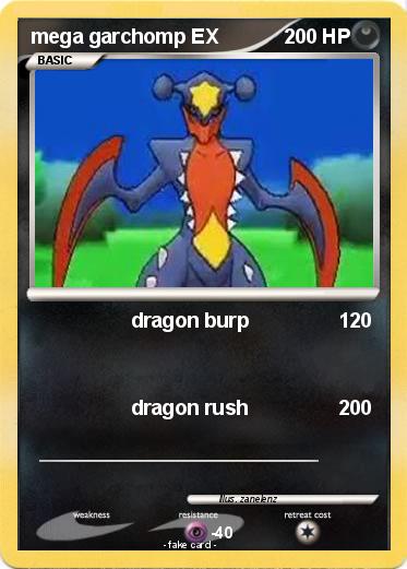 Pokemon mega garchomp EX