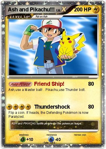 Pokemon Ash and Pikachu!!!