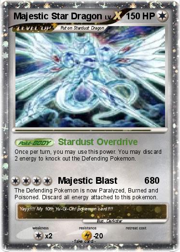 Pokemon Majestic Star Dragon