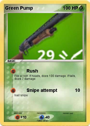 Pokemon Green Pump