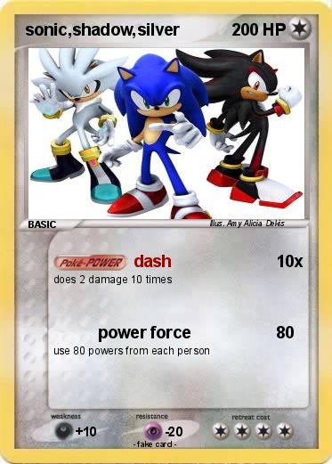 Pokemon sonic,shadow,silver