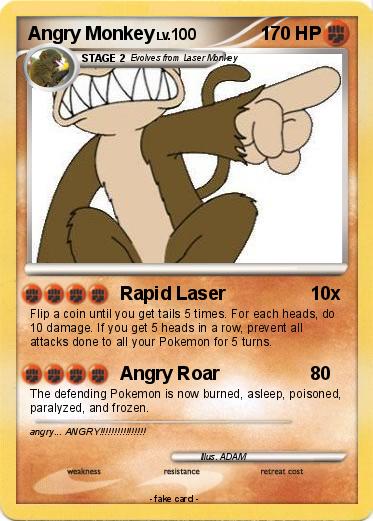 Pokemon Angry Monkey