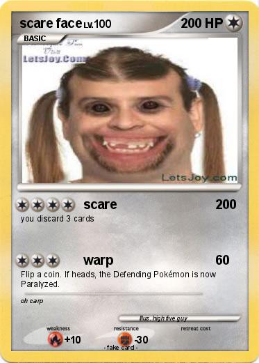 Pokemon scare face
