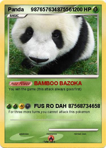 Pokemon Panda     987657634875561