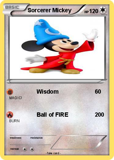 Pokemon Sorcerer Mickey