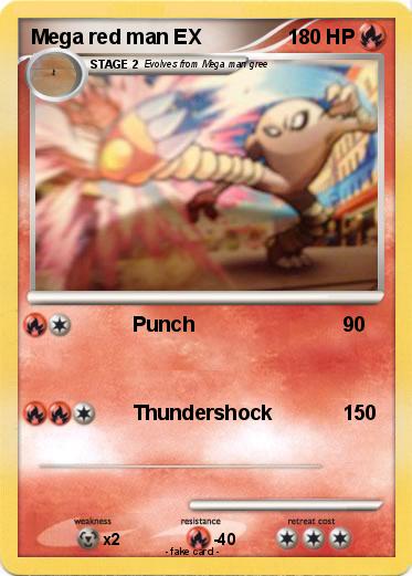 Pokemon Mega red man EX