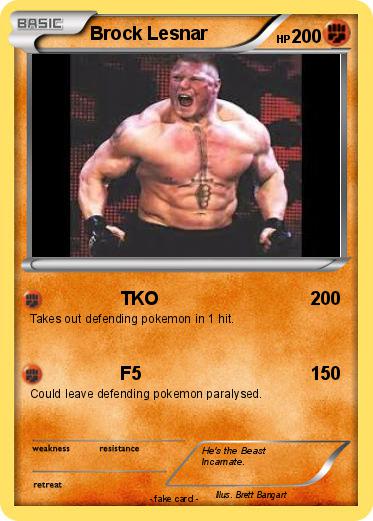 Pokemon Brock Lesnar