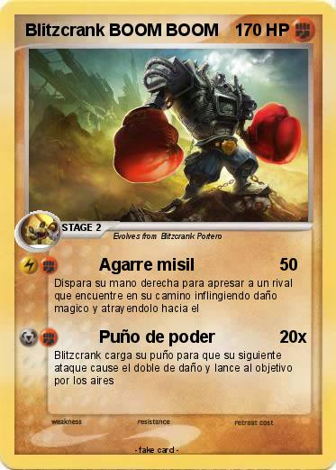Pokemon Blitzcrank BOOM BOOM