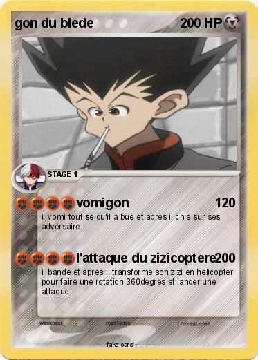 Pokemon gon du blede