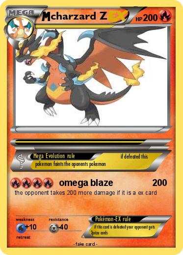 Pokemon charzard Z