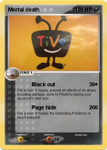 Pokemon Mortal death